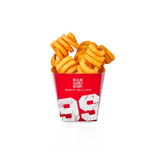 Curly potatoes